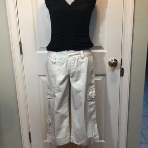 OP 100% cotton cargo pants NWOT Dead stock seven pocket 20 inch inseam Size 7